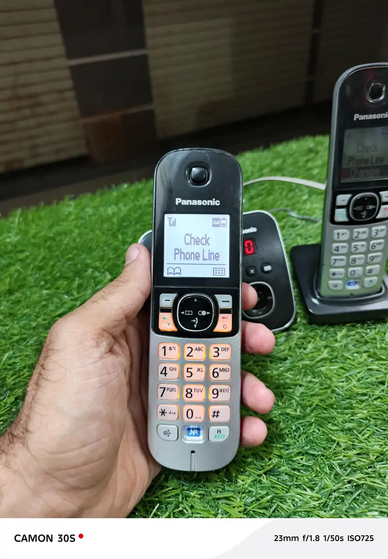 Panasonic KXT6821E Twin Packs Cordless Landline Phone UK imported