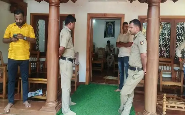 High Drama Incident Unfolds As Police Seek To Arrest Mla Harish Poonja
