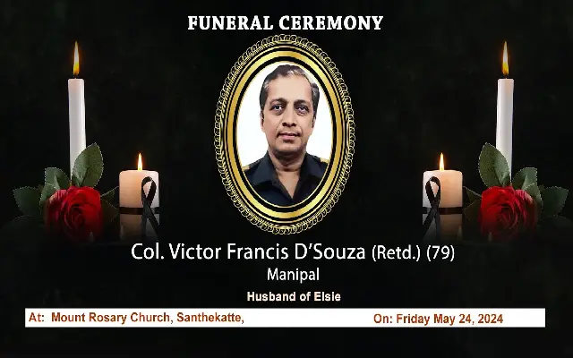 In Memoriam Colonel Victor Francis D’souza (retired)