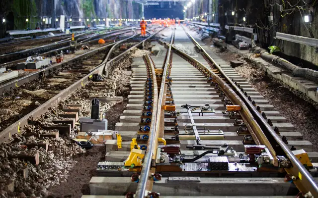 Railway Track Representational Picture