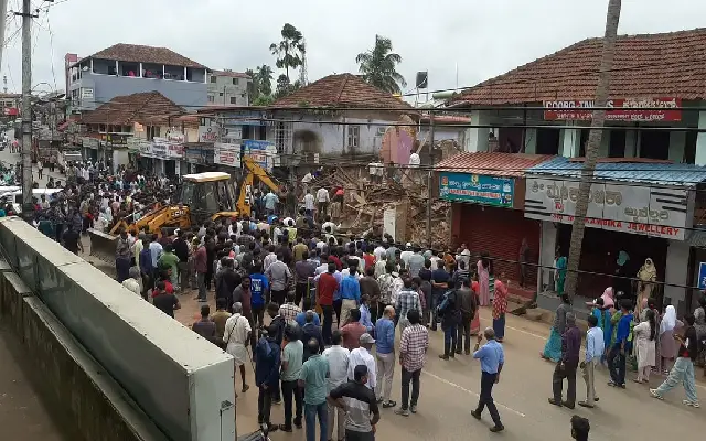 Building Collapse In Madikeri Leaves Five Injured