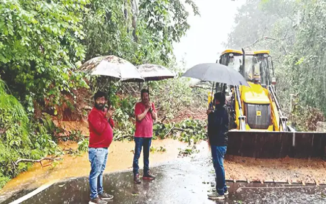 Heavy Rainfall Causes Damage In Bantwal Taluk