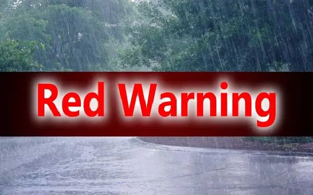 Red Alert Issued For Heavy Rainfall In Mangaluru Coastal Regions