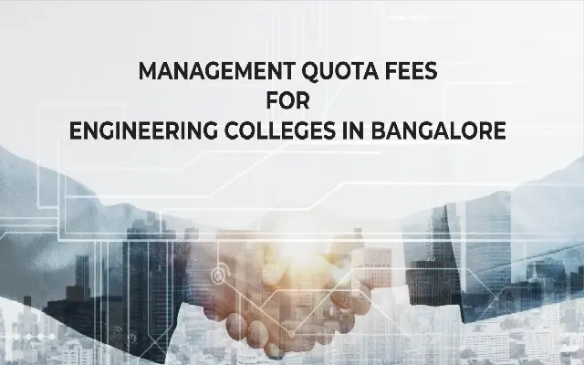 Rising Costs Of Engineering Management Quota Seats In Bengaluru