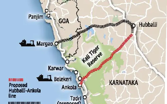 Hubballi Ankola Railway Line Survey Nears Completion Amidst Environmental Concerns