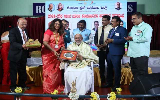 Rotary Manipal Hills Suparna Installation