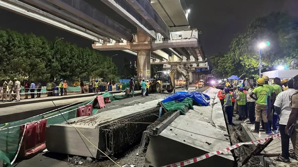 A routine ride turns fatal: Engineer crushed in Chennai girder collapse ...