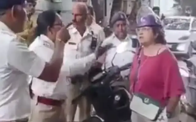 Bengaluru Woman Abuses Traffic Cops in Viral Video, Taken Into Custody ...