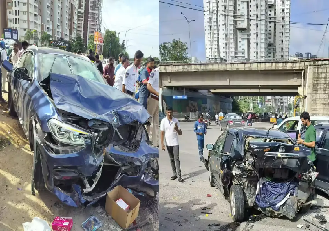 Drunk BMW driver injures woman in Hyderabad crash, flees scene | News ...