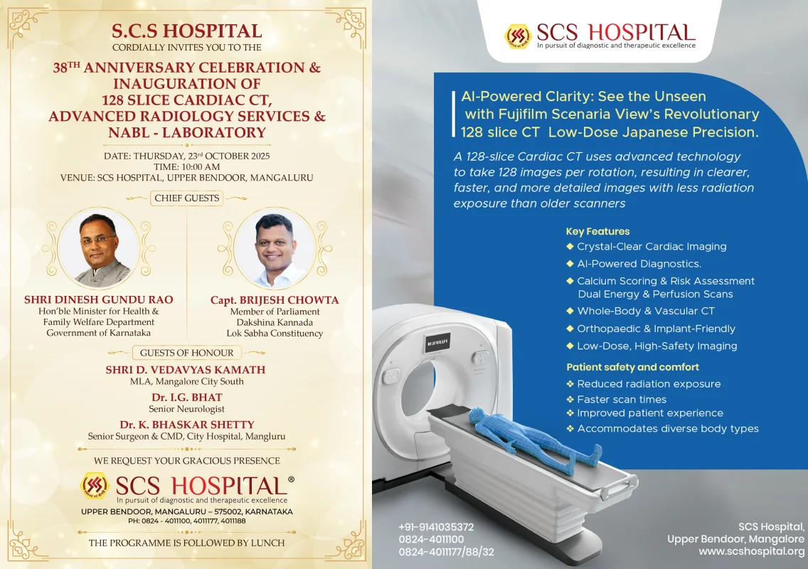 SCS Hospital marks 38 years of excellence, unveils Fujifilm 128-slice Cardiac CT and advanced radiology services
