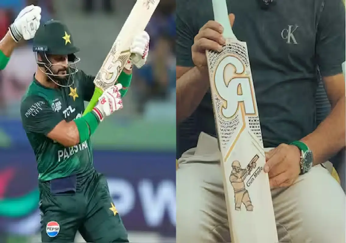 Sahibzada Farhan sparks outrage with ‘GunMode’ bat sticker after Asia ...