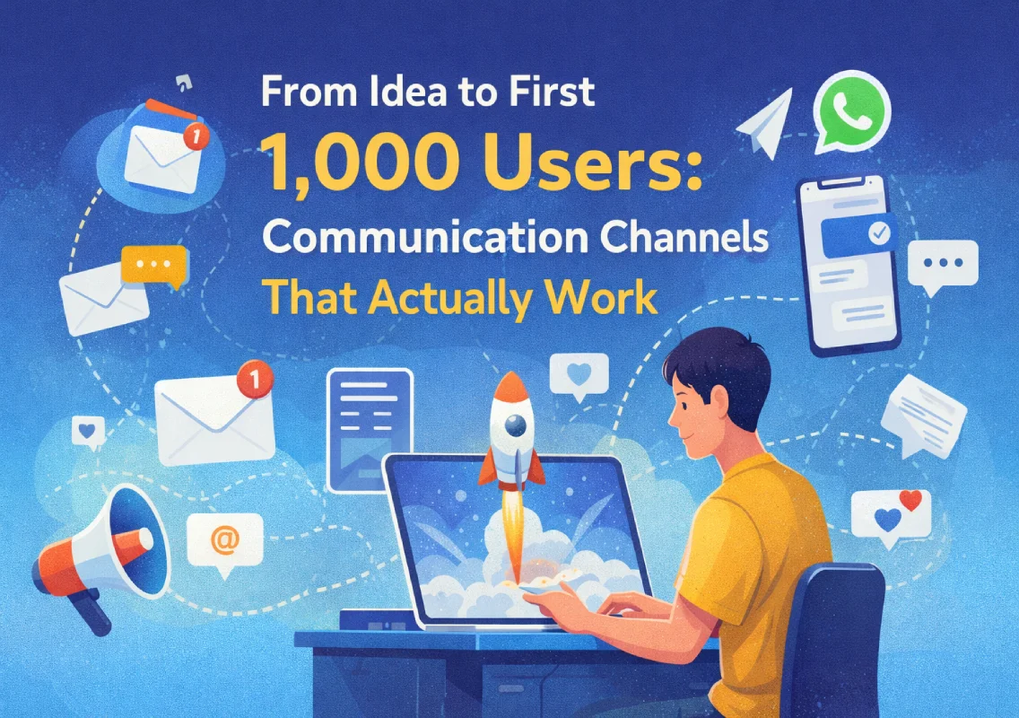 Channels Work From Idea to First 1,000 Users: Communication Channels That Actually ...