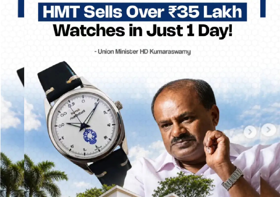 HMT’s Independence Day sales revive hopes for iconic brand
