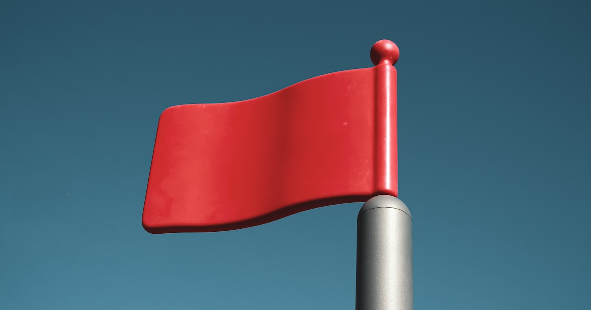 Dating App Red Flags Warning