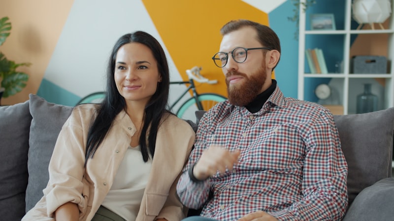Indian family meeting for a modern arranged marriage rishta process in a comfortable living room setting