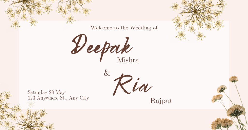 Wedding Card design
