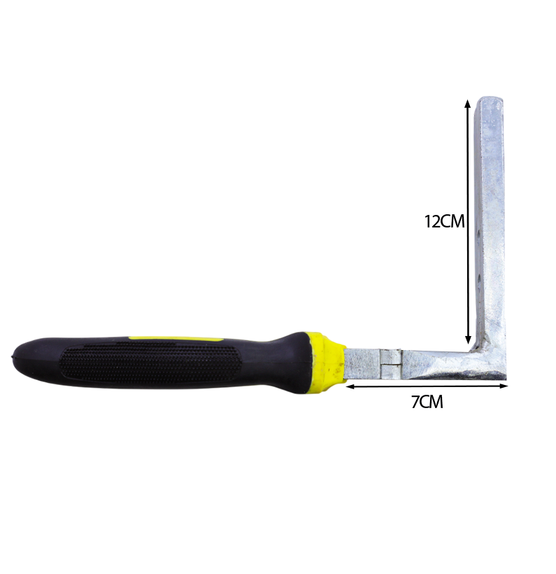 پلایسی درێژ چەماوە بۆ لەفی دەستی