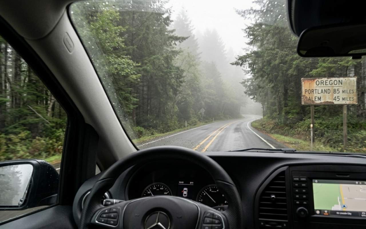 Route from Lincoln City to PDX