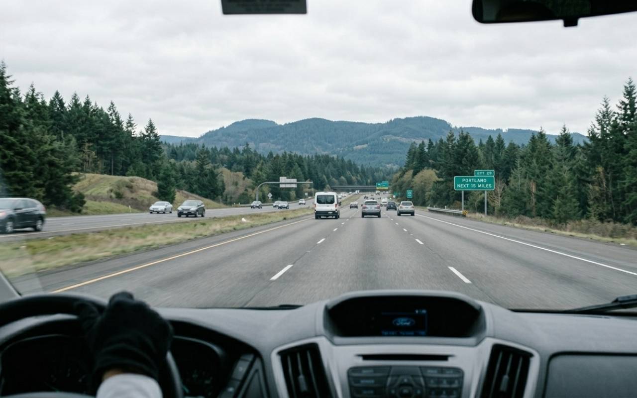 Route from Hillsboro to PDX