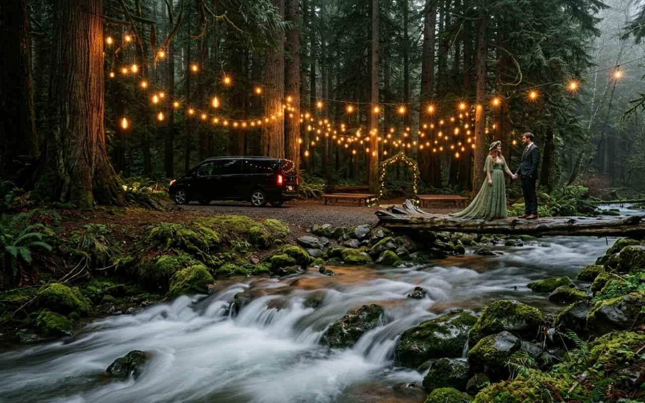 Wedding Transportation Services in Fall Creek