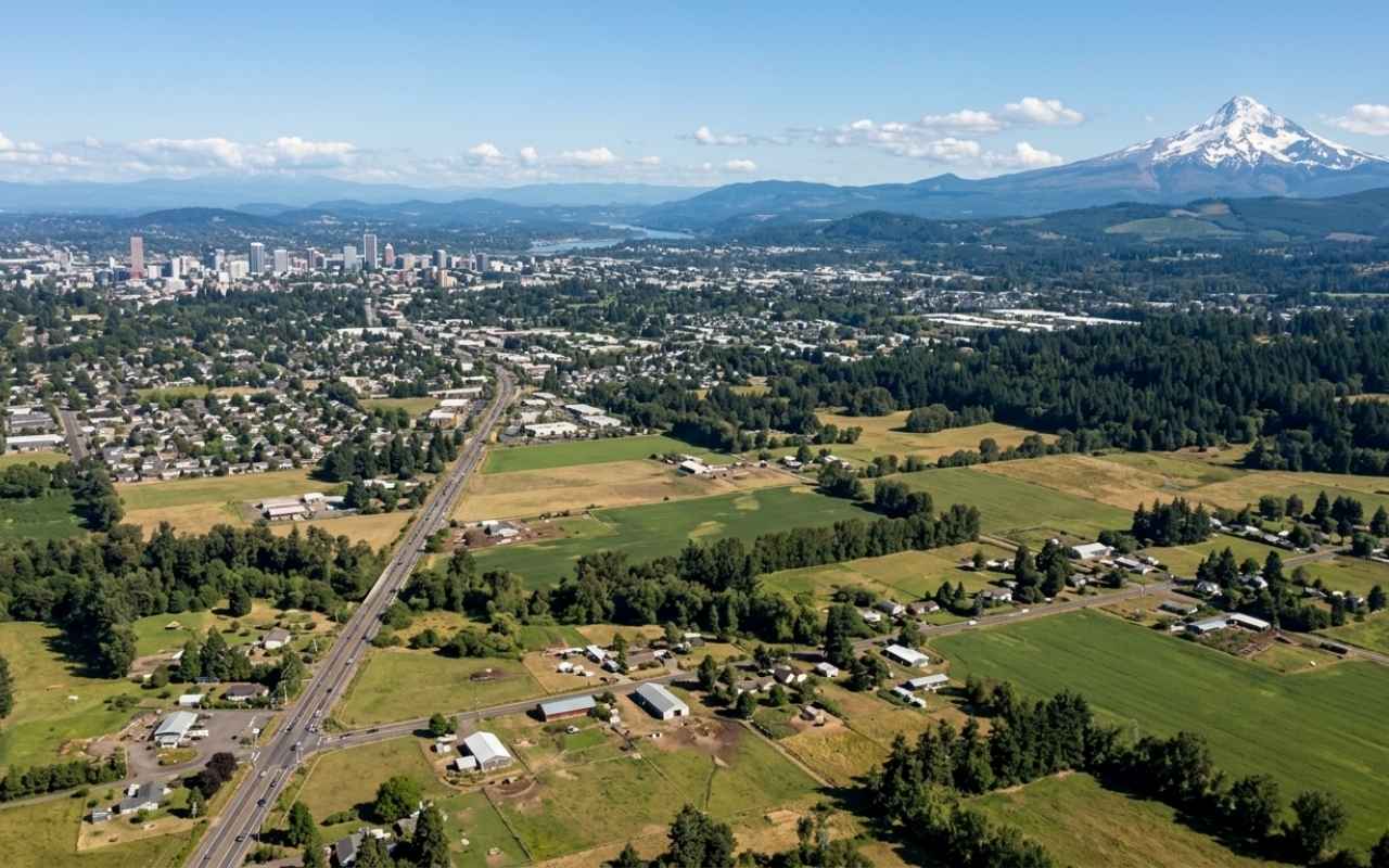 Nearby cities service area