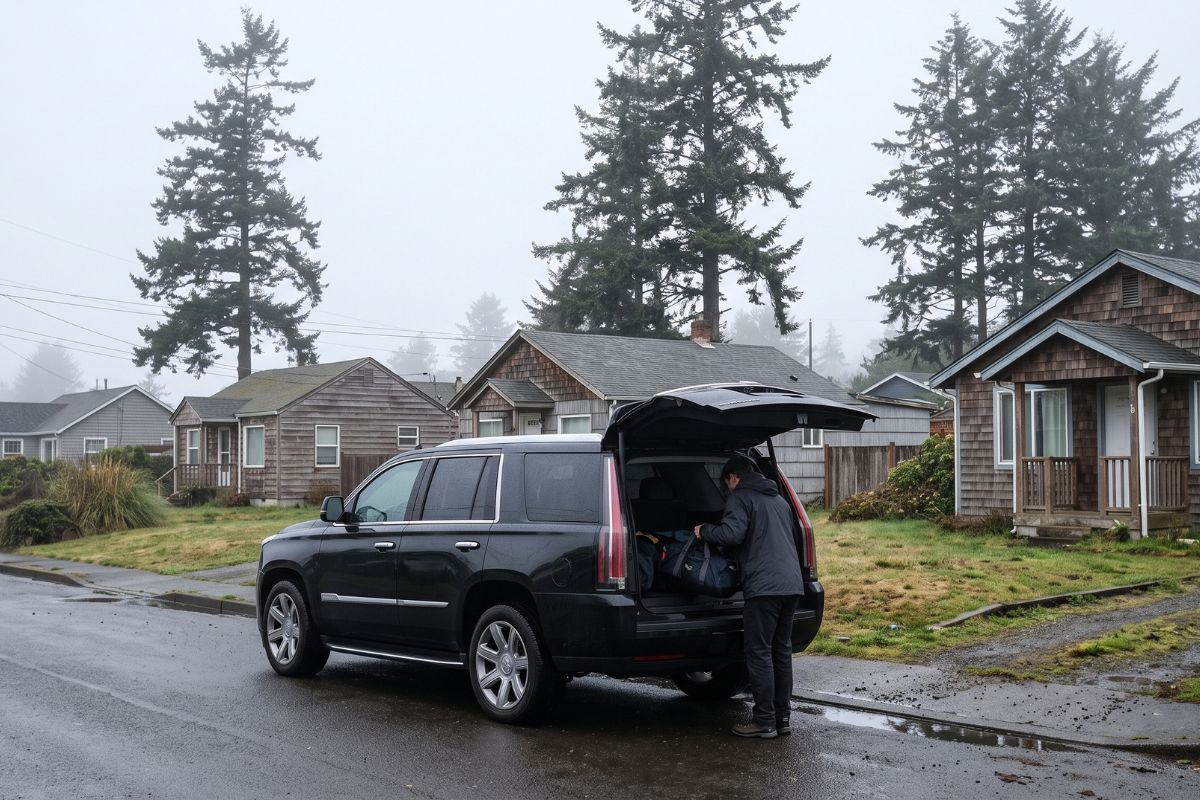 Airport shuttle Warrenton in Mosier