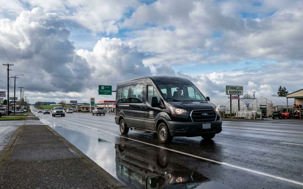 PDX Airport Shuttle from Cornelius, Oregon – Atlas Shuttle