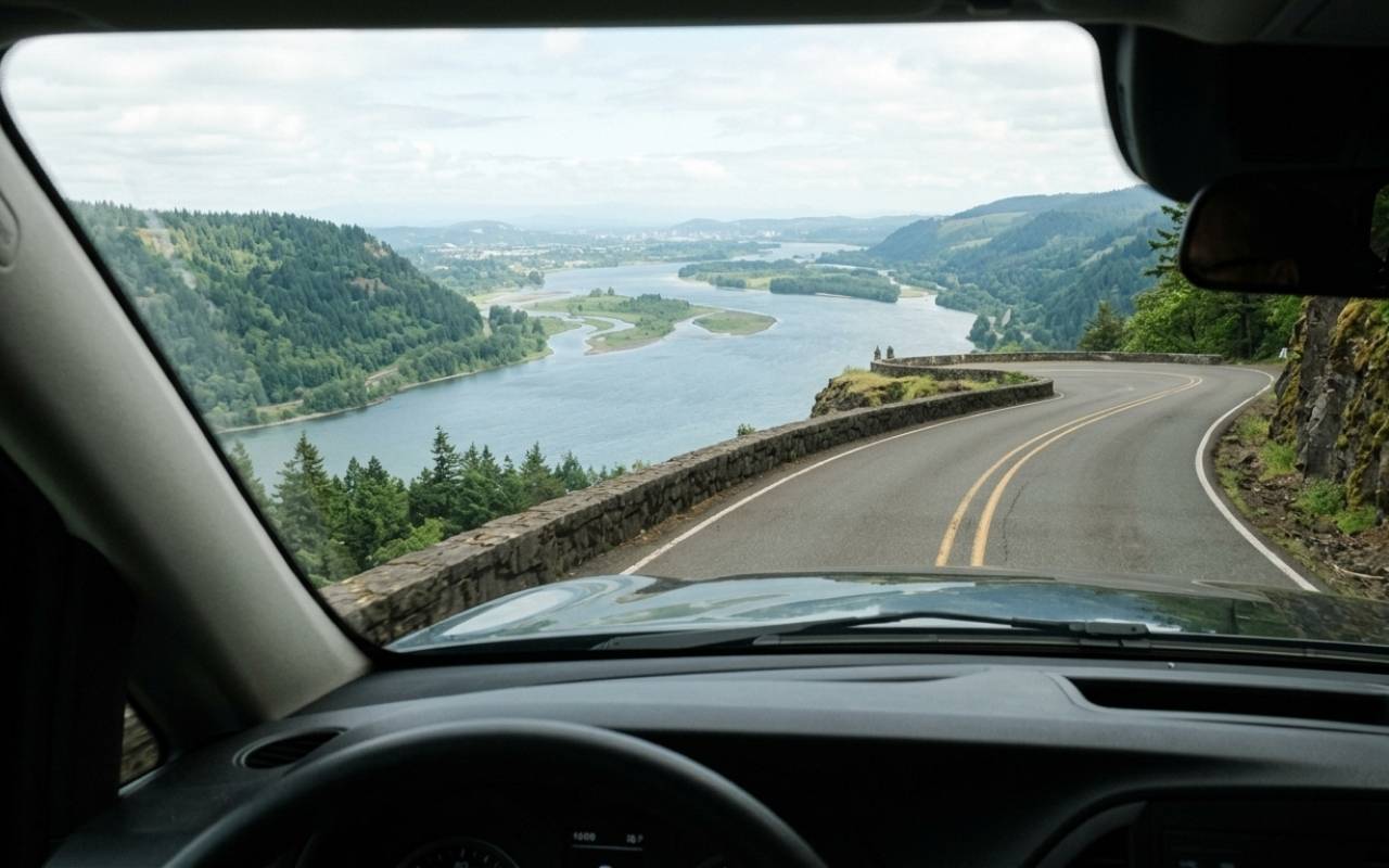 Route from Corbett to PDX