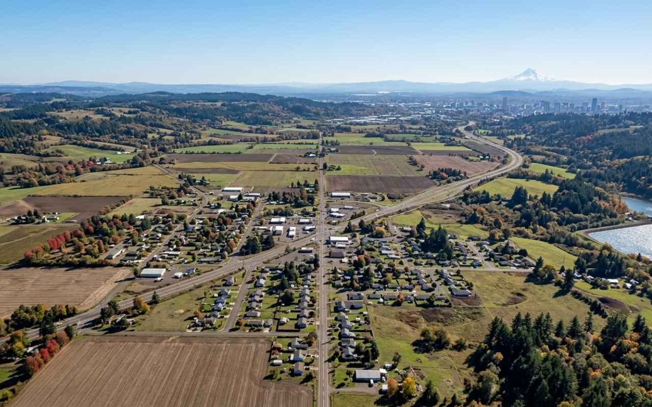 Nearby cities service area