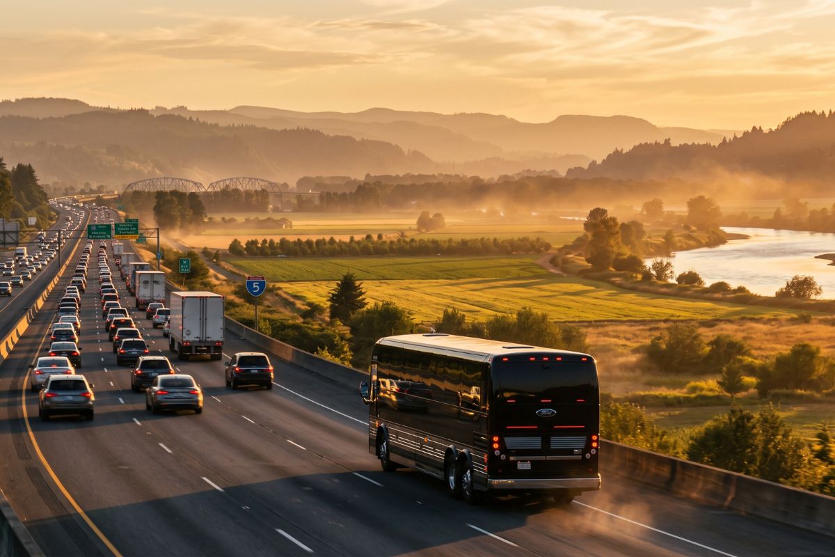 Route from Scholls to PDX
