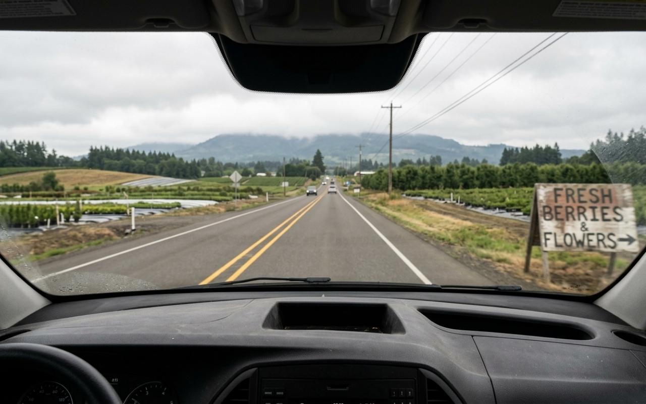 Route from Barlow to PDX