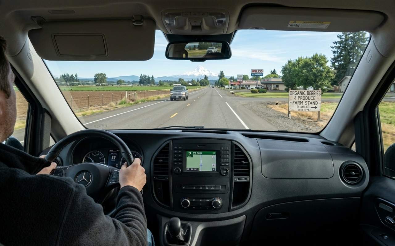 Route from Canby to PDX