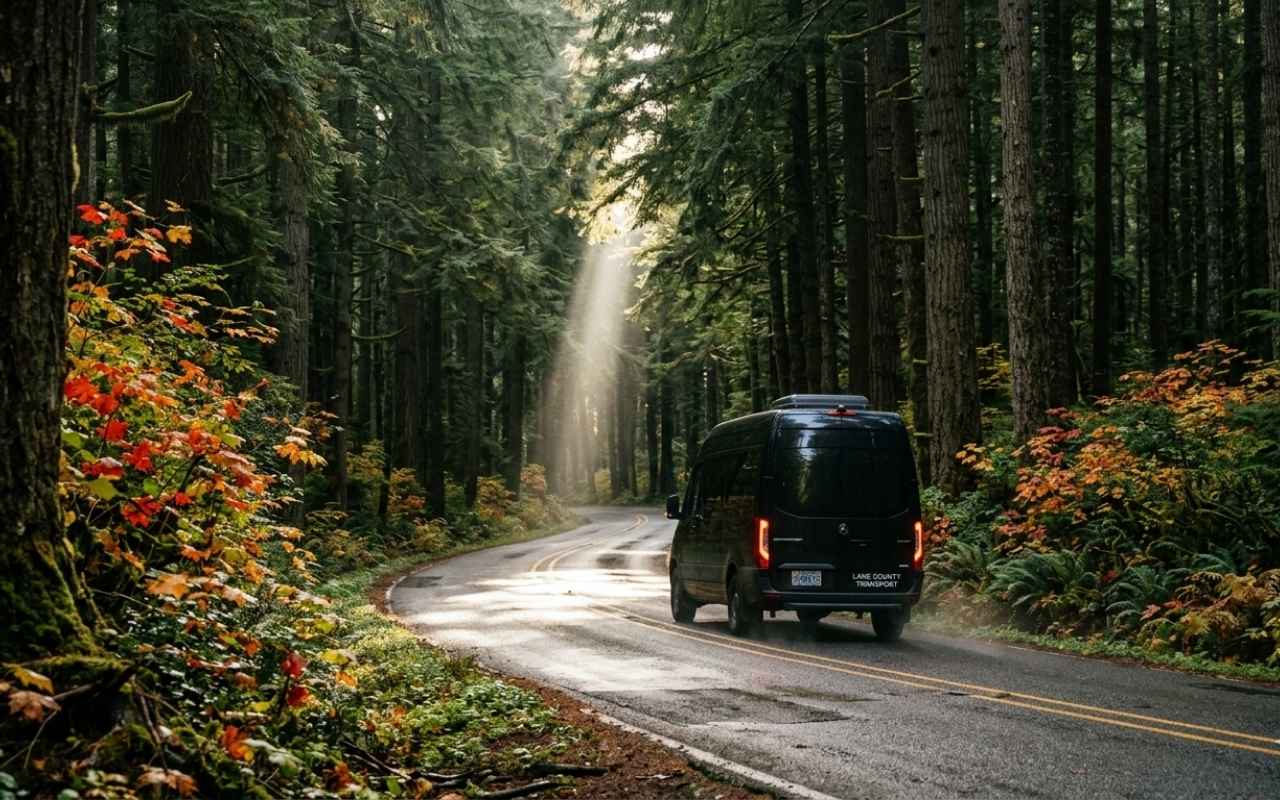 PDX Airport Shuttle from Fall Creek, Oregon – Atlas Shuttle