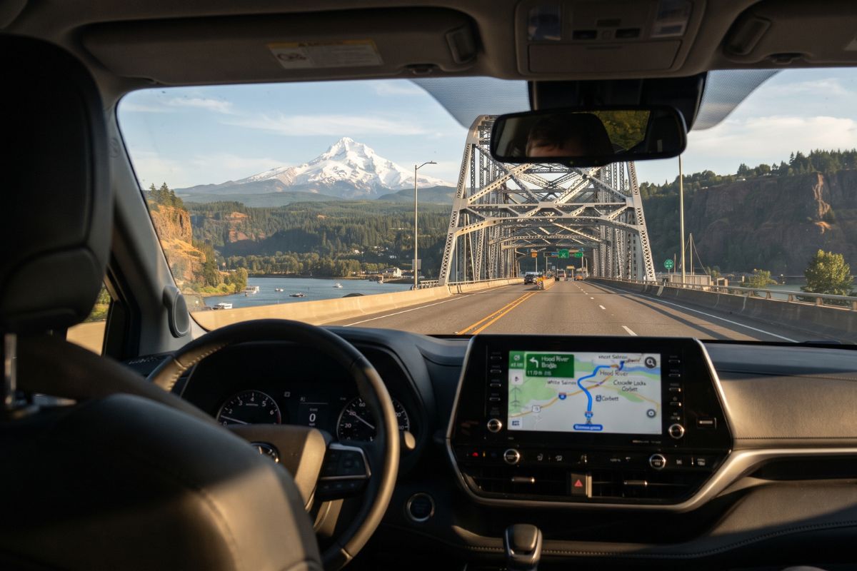 Route from White Salmon to PDX