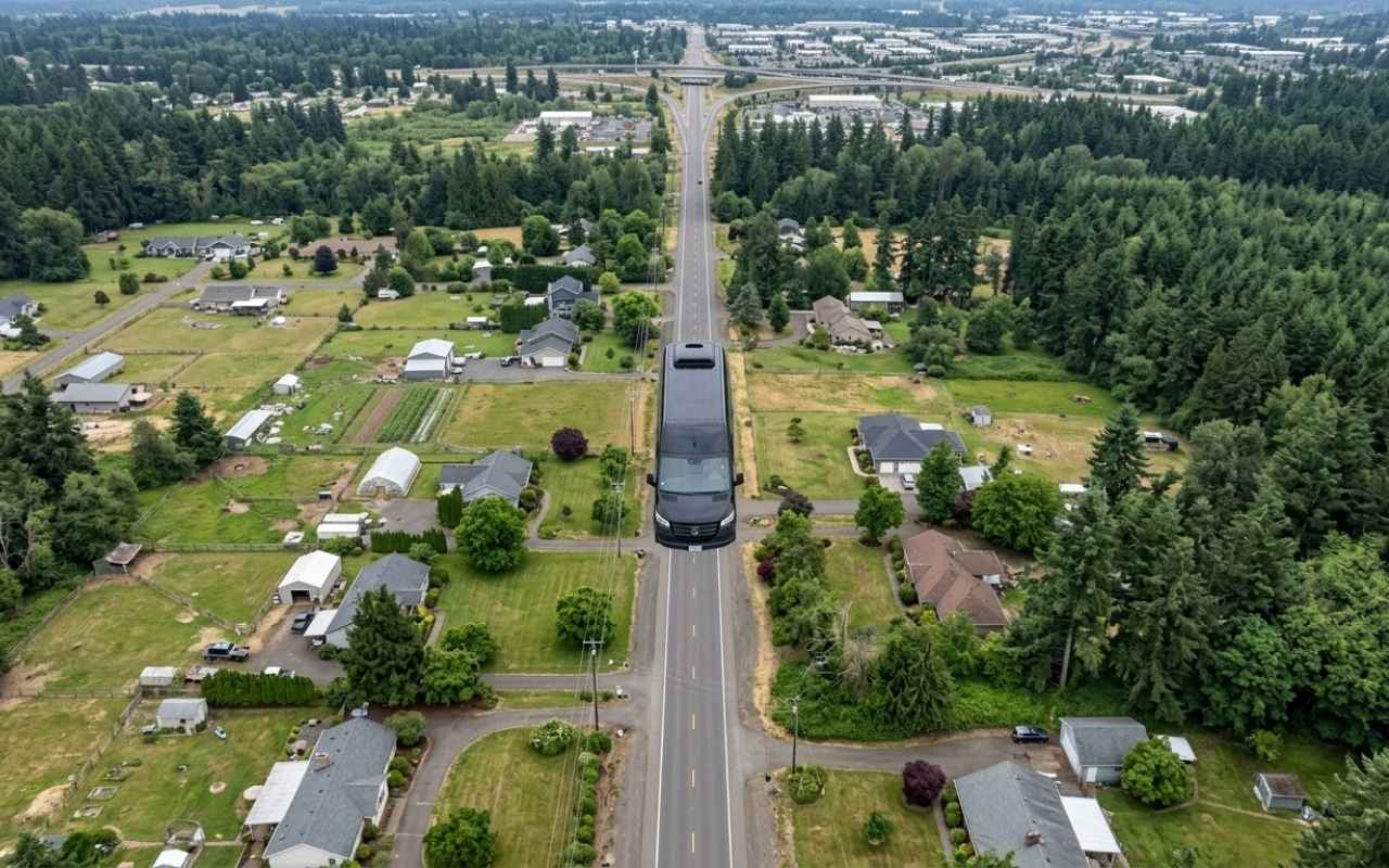 Route from Damascus to PDX