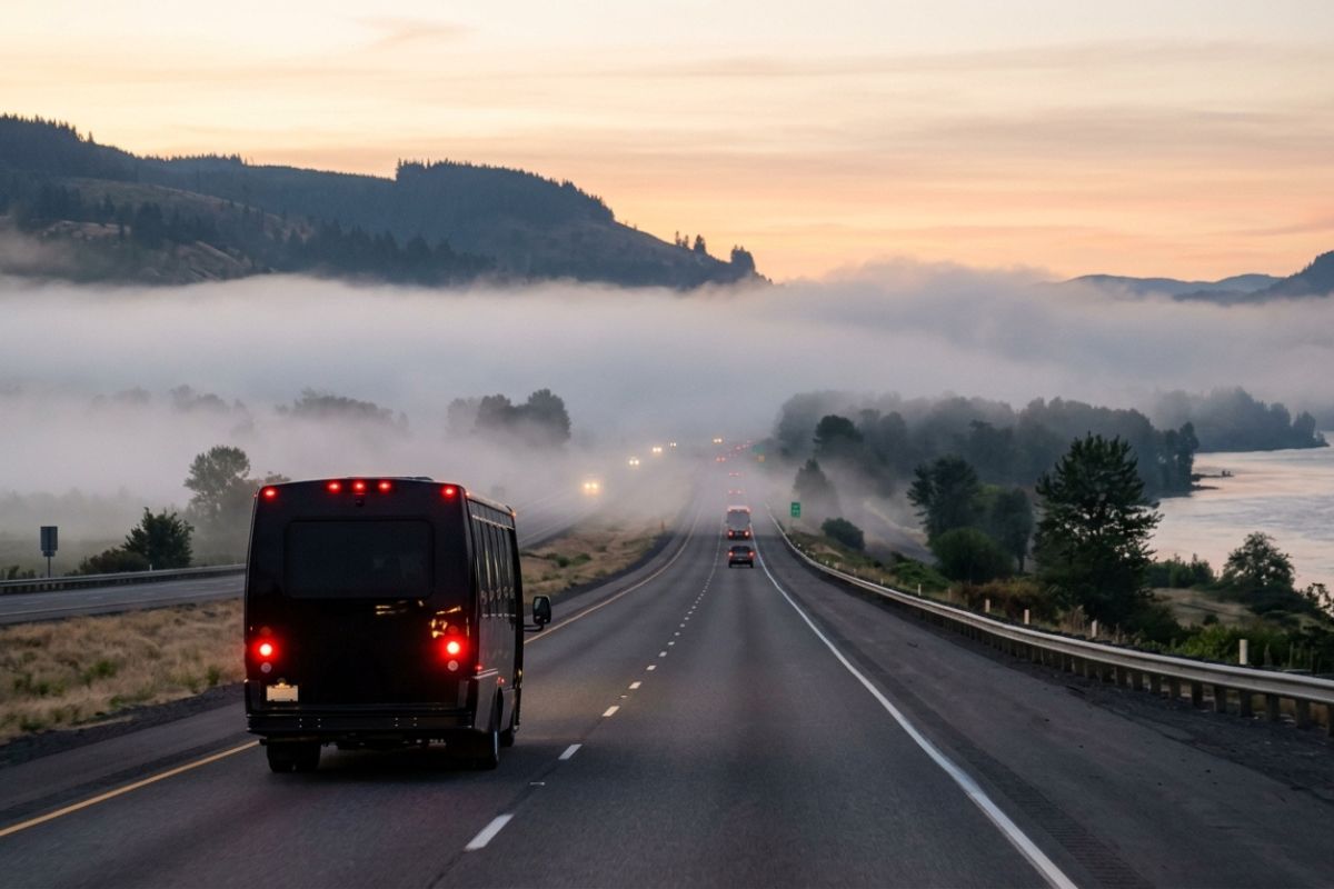 Route from Roseburg to PDX
