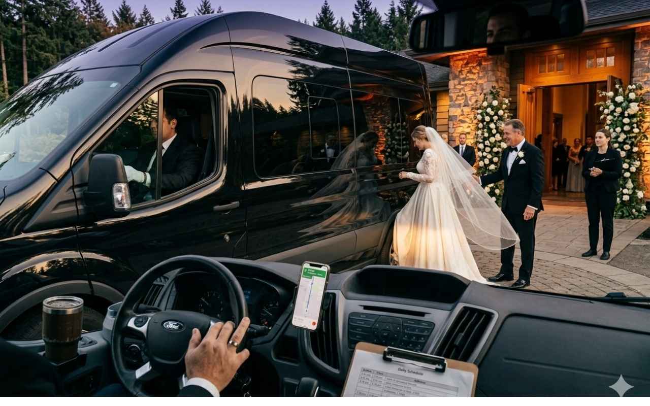 Wedding shuttle service