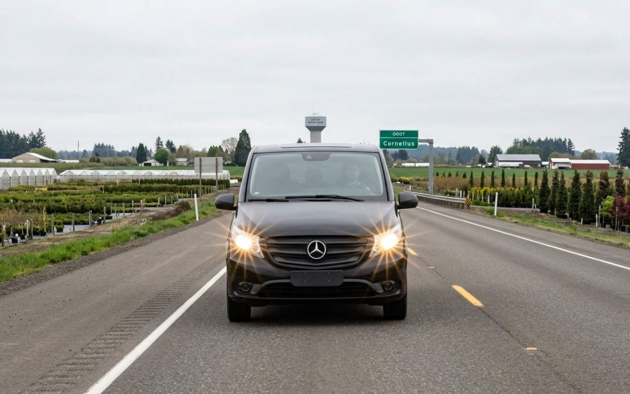Route from Forest Grove to PDX