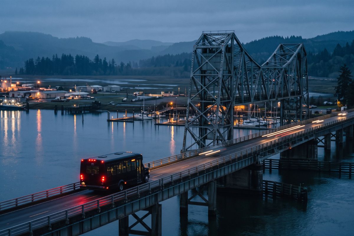 Route from Warren to PDX