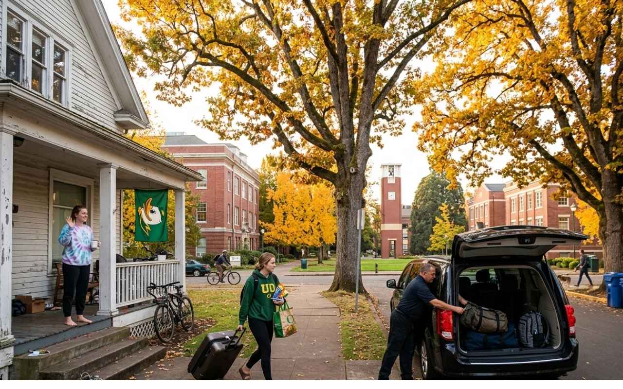 Shuttle pickup in Eugene