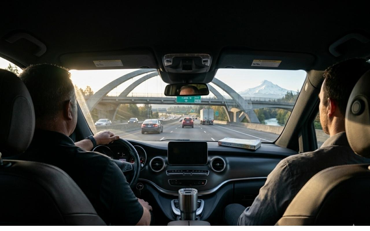 Route from Oregon City to PDX