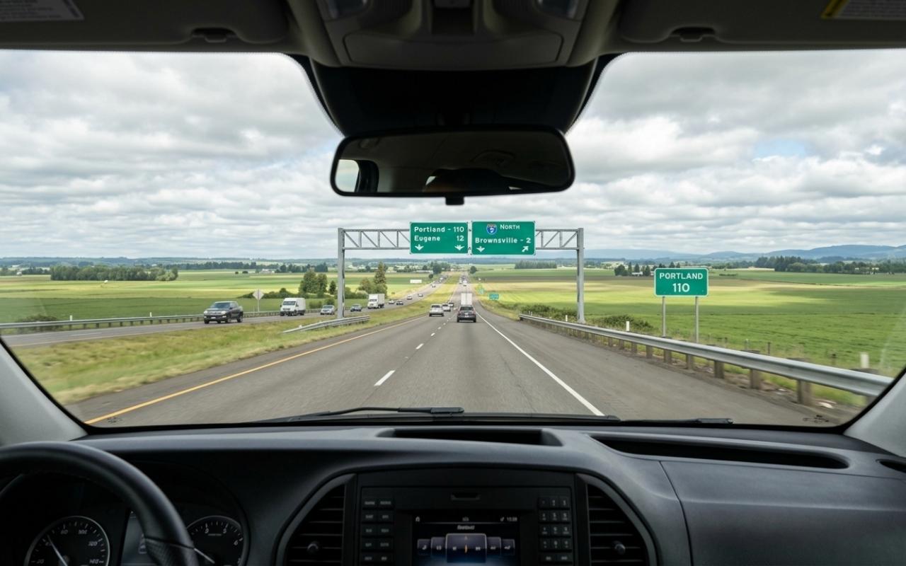 Route from Brownsville to PDX