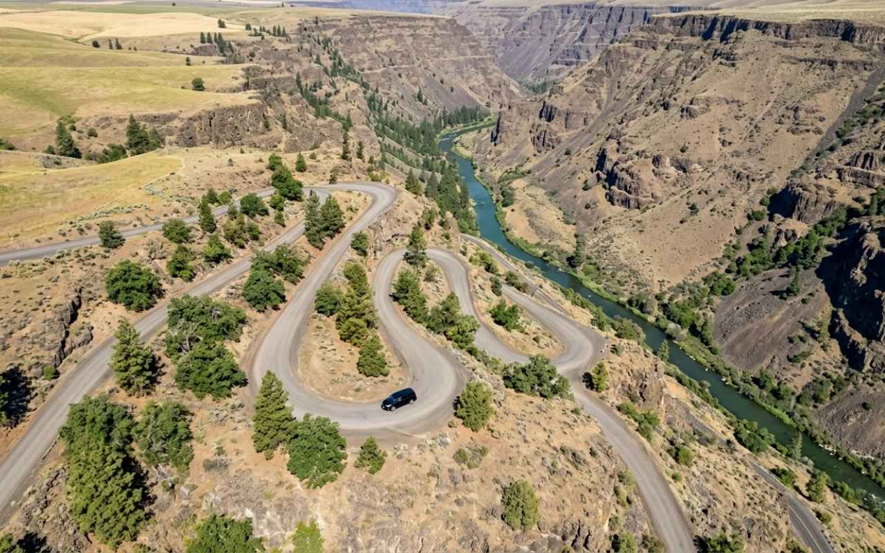 Route from Klickitat to PDX