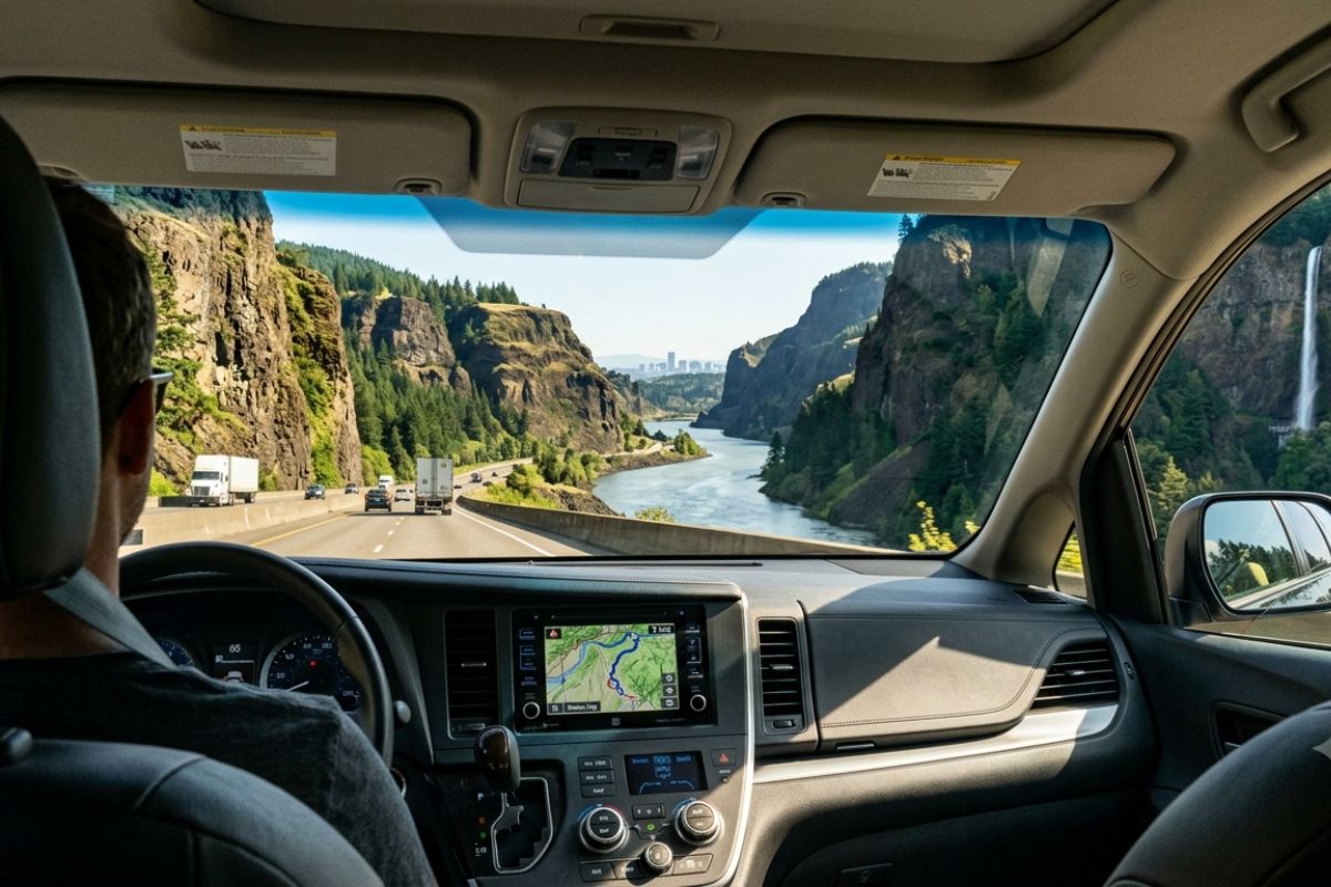 Route from Skamania Lodge to PDX