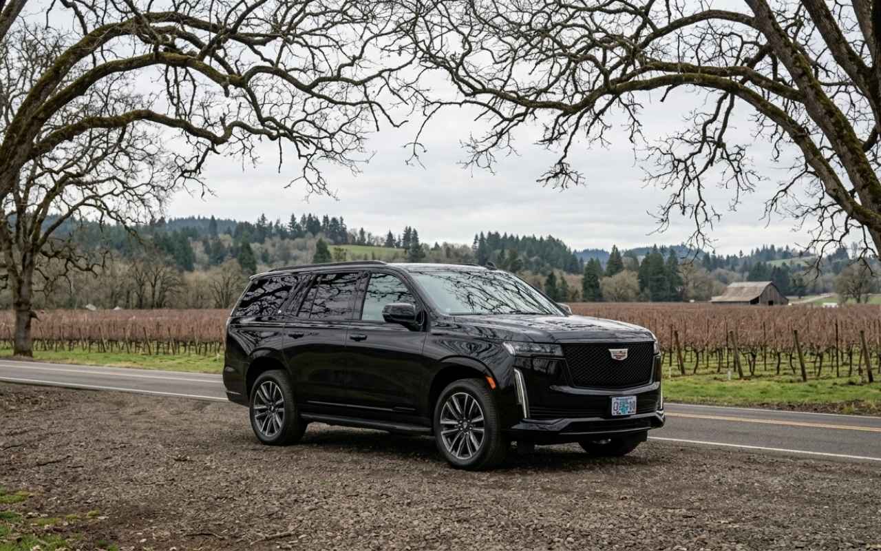 Airport shuttle vehicle in Amity