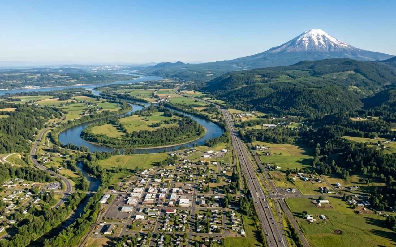 Nearby cities service area