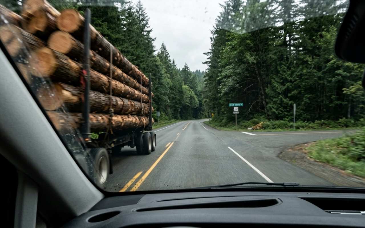 Route from Morton to PDX