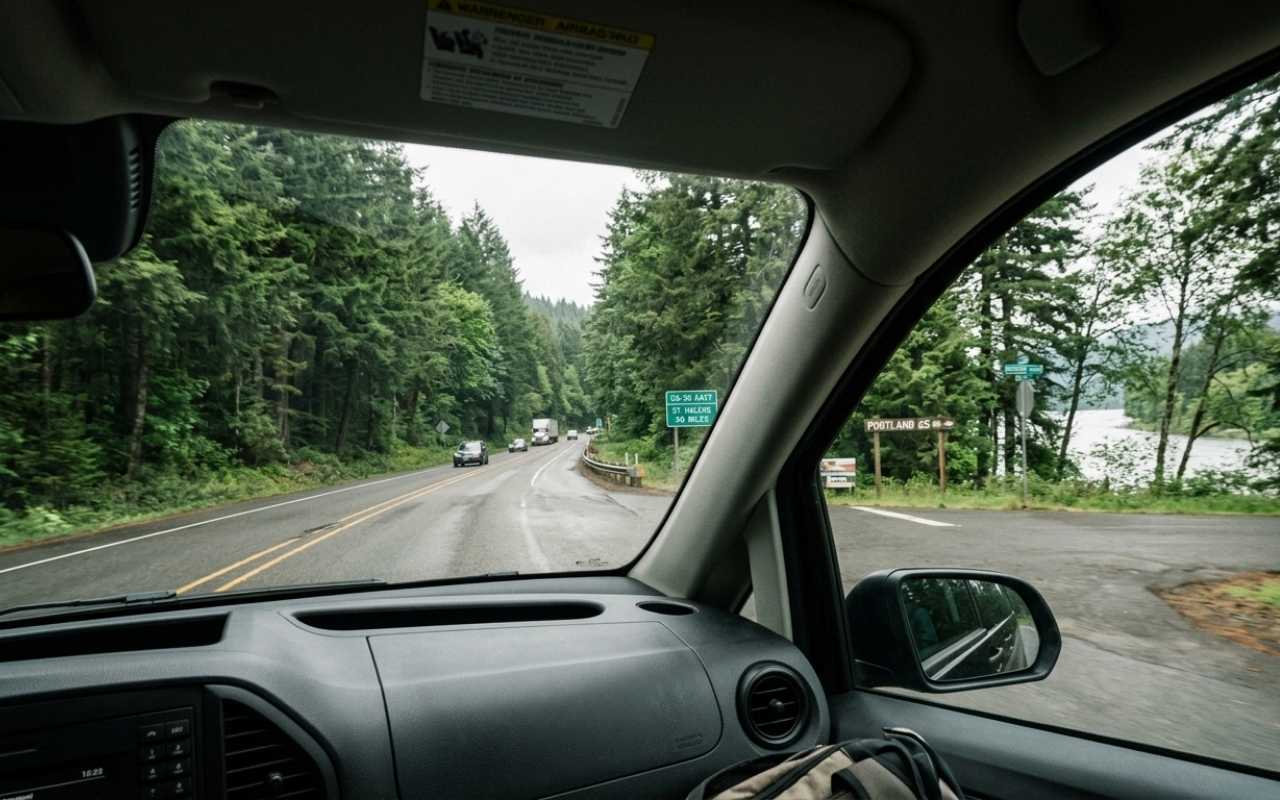Route from Clastkanie to PDX