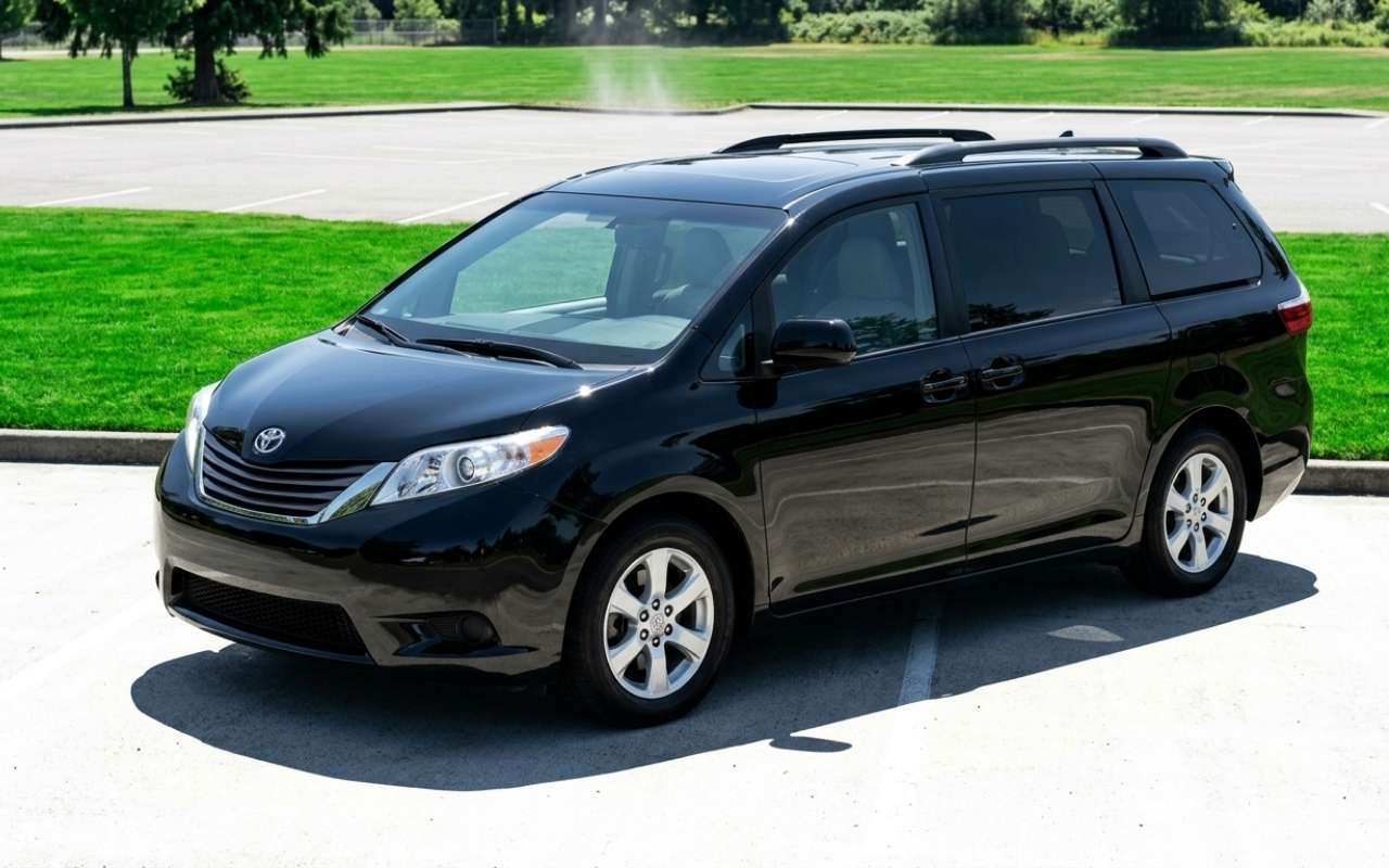 Airport shuttle vehicle in Felida