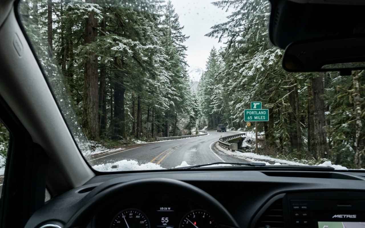 Route from Bend to PDX